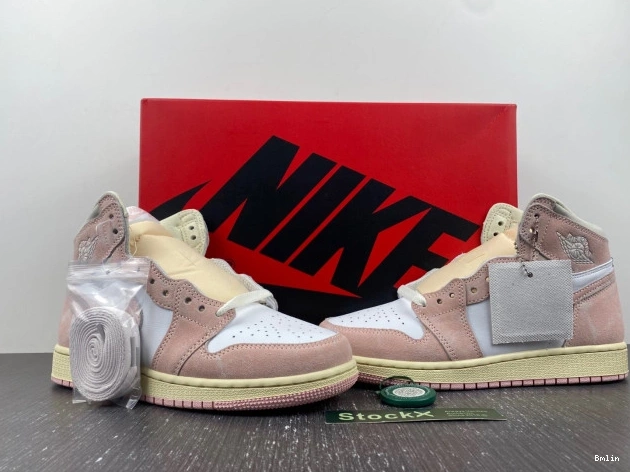 Bmlin High FD2596-600 1 Washed Retro Jordan OG (Women's) Pink Air 0711